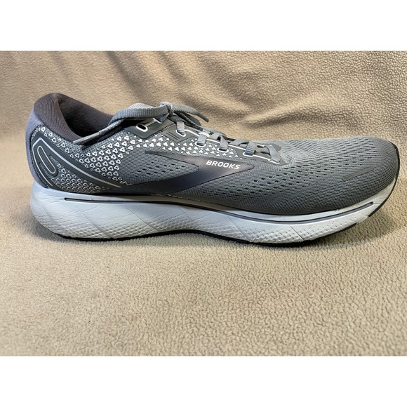 Brooks Ghost 14 Mens Running Shoes Grey Size 11.5 Road Athletic Sneakers - Picture 10 of 16